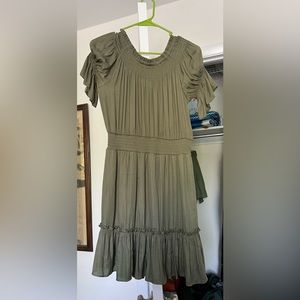 Army green dress